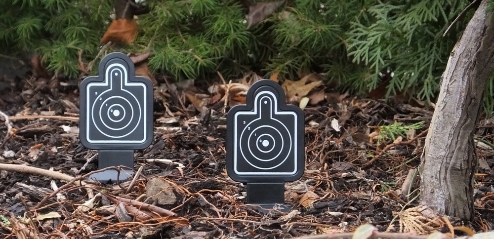 Minature Range Targets (2) 1/24 Scale G Scale Diorama Accessory Items