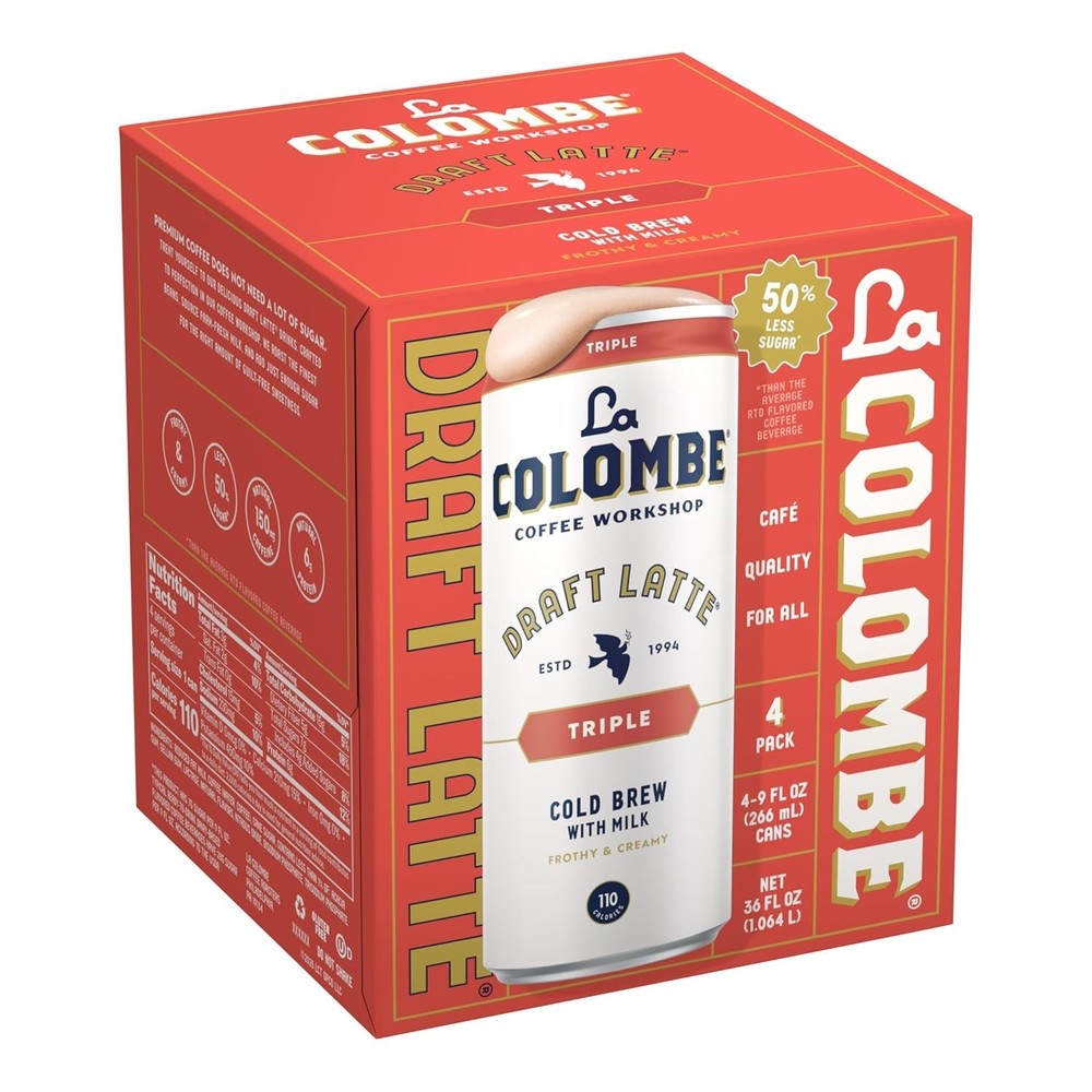 Latte Draft Triple, 9 Fl Oz, 4 Pack