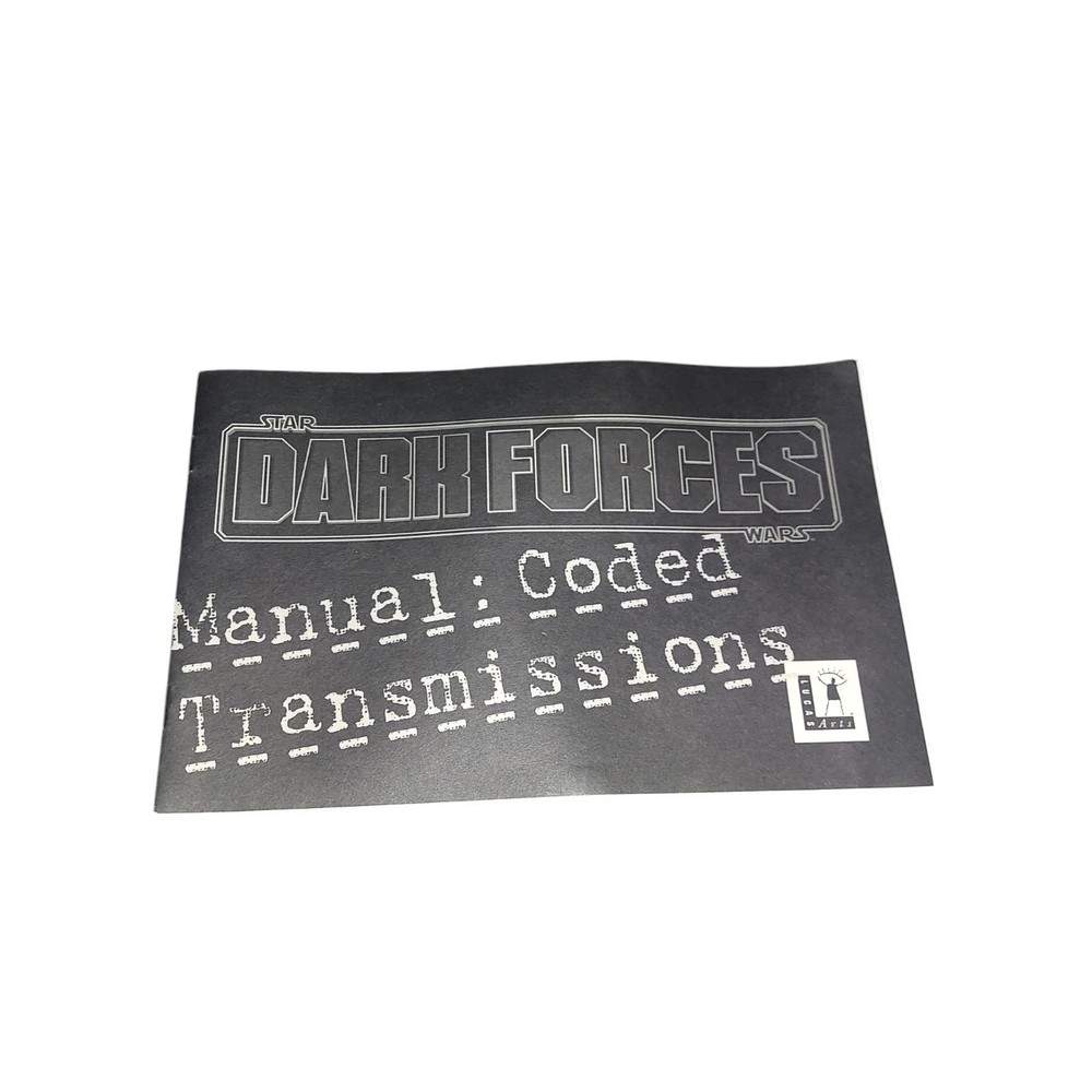 Star Wars Dark Forces Manual Coded Transmissions MANUAL ONLY US3