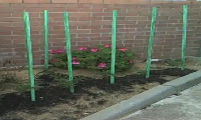 allFENZ allFENZ 4 ft Polyethylene Coated Garden Stake (10 Pieces)