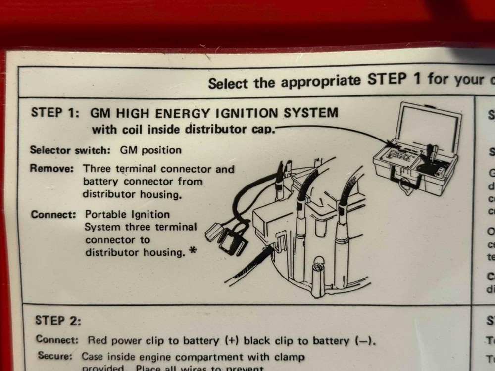KD Tools 2632 Portable Ignition System Bypass for Breakdowns K-D Red Case