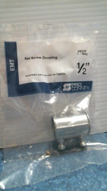 Sigma Engineered 1/2" Set Screw Coupling  (49240)  FS