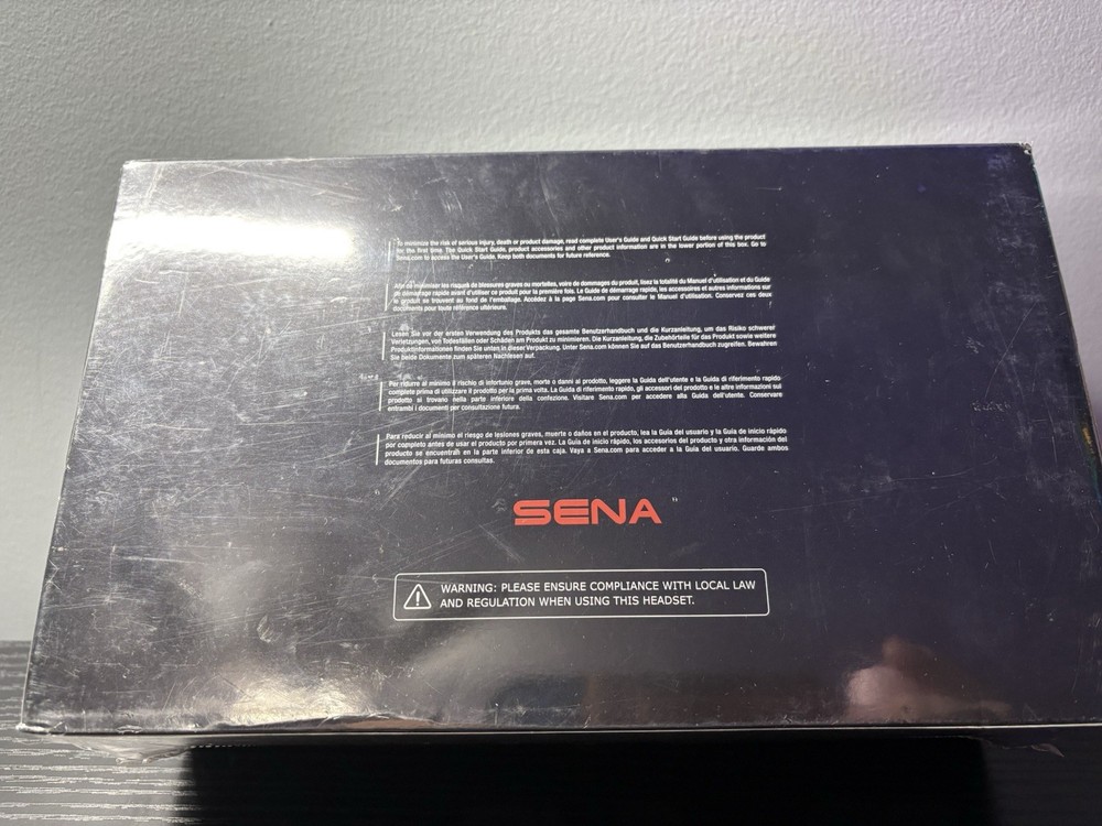 Sena 20S EVO HD Motorcycle Bluetooth Communication System Single Pack