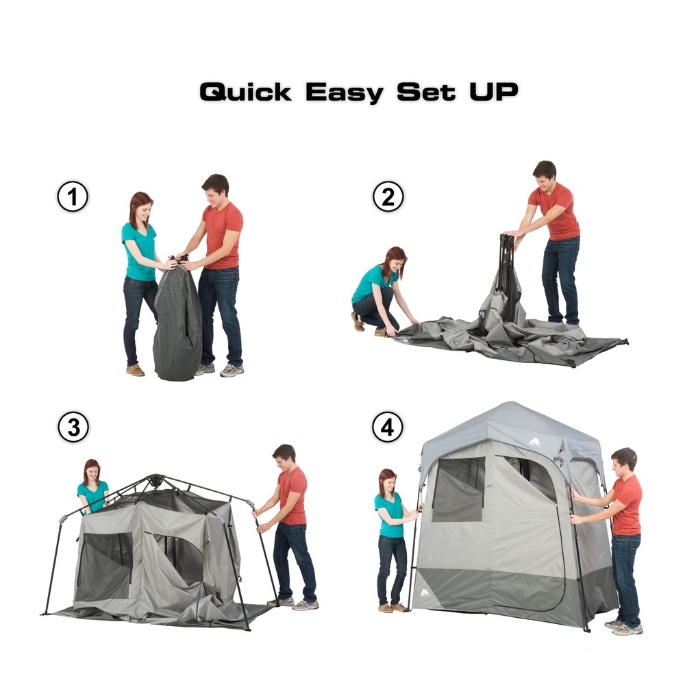 2-Room Instant Shower/Utility Shelter