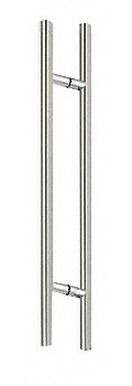 Polished Stainless 42" Extra Length Ladder Style Back-to-Back Pull Handle