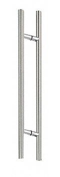 Polished Stainless 42" Extra Length Ladder Style Back-to-Back Pull Handle