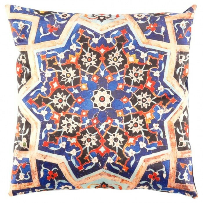 Tile Velvet Pillow 20'' X 20''
