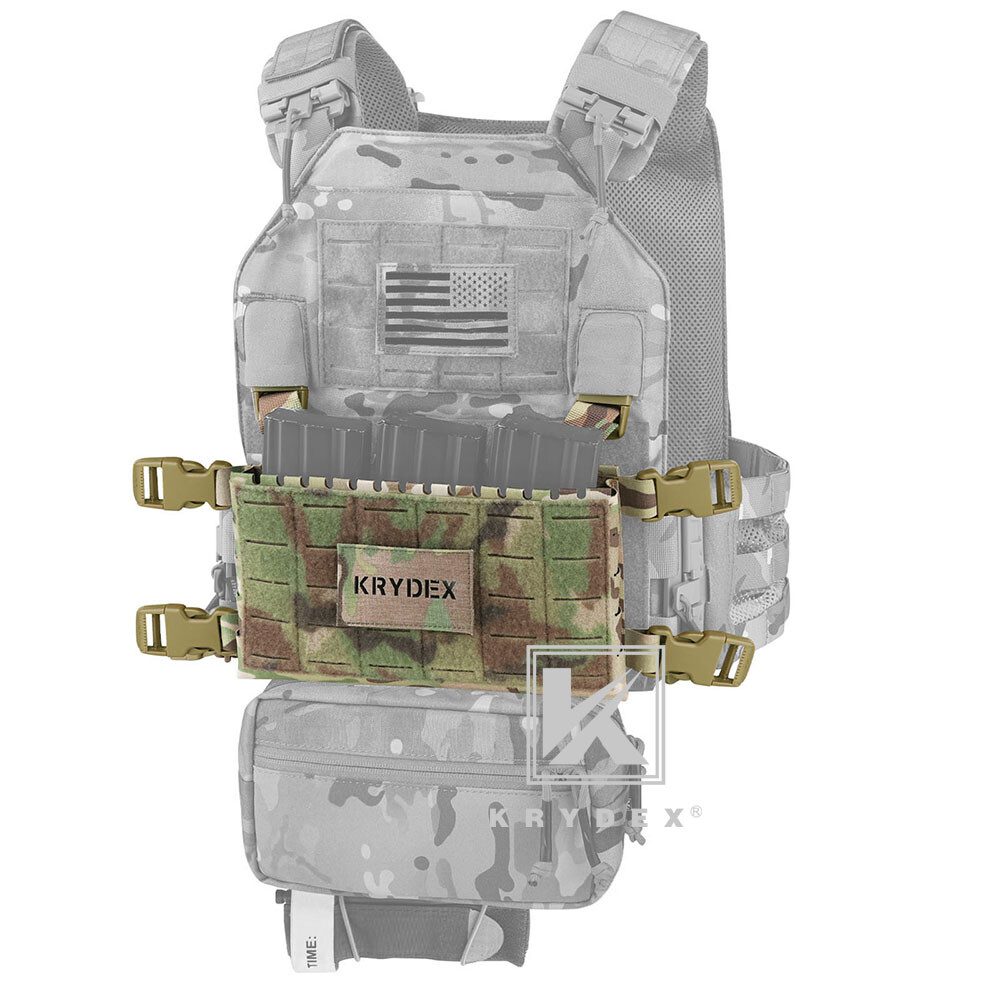 KRYDEX MK5 Tactical Placard Front Panel & Removable Buckle Laser Cut MOLLE