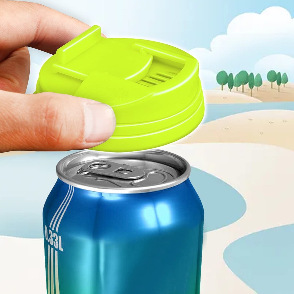 4 Pack Soda Can Covers Beer Beverage Reusable 4Pcs-2Colors
