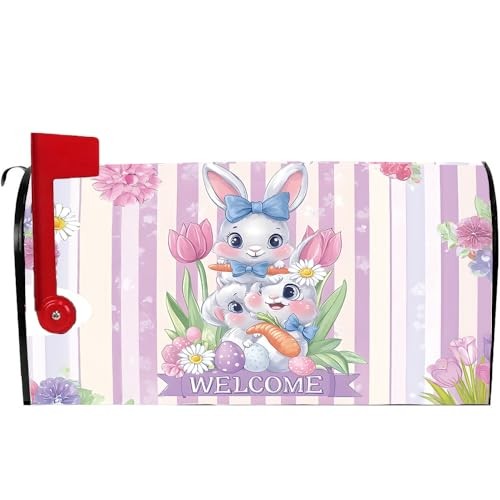 Mailbox Covers Easter Mailbox Covers Magnetic Standard 21*18in Easter Day -11