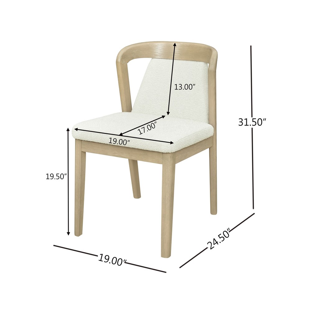 Upholstered Backrest Armless Dining Chairs
