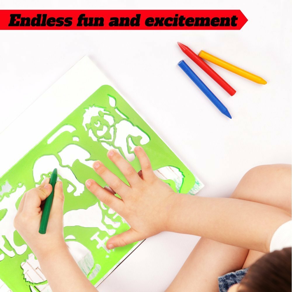 Kids animal Drawing stencil,