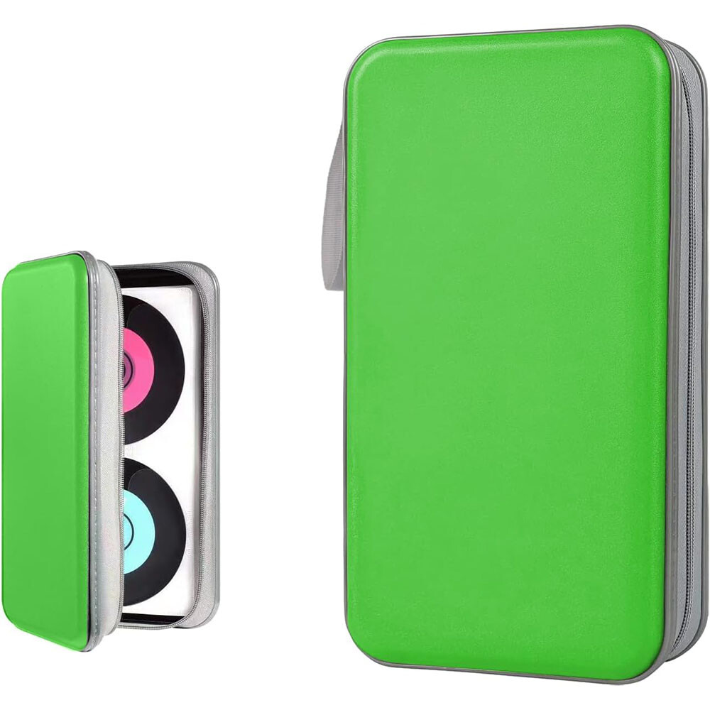 72 Capacity CD/DVD Case Holder Portable Wallet Hard Plastic Protective Storage