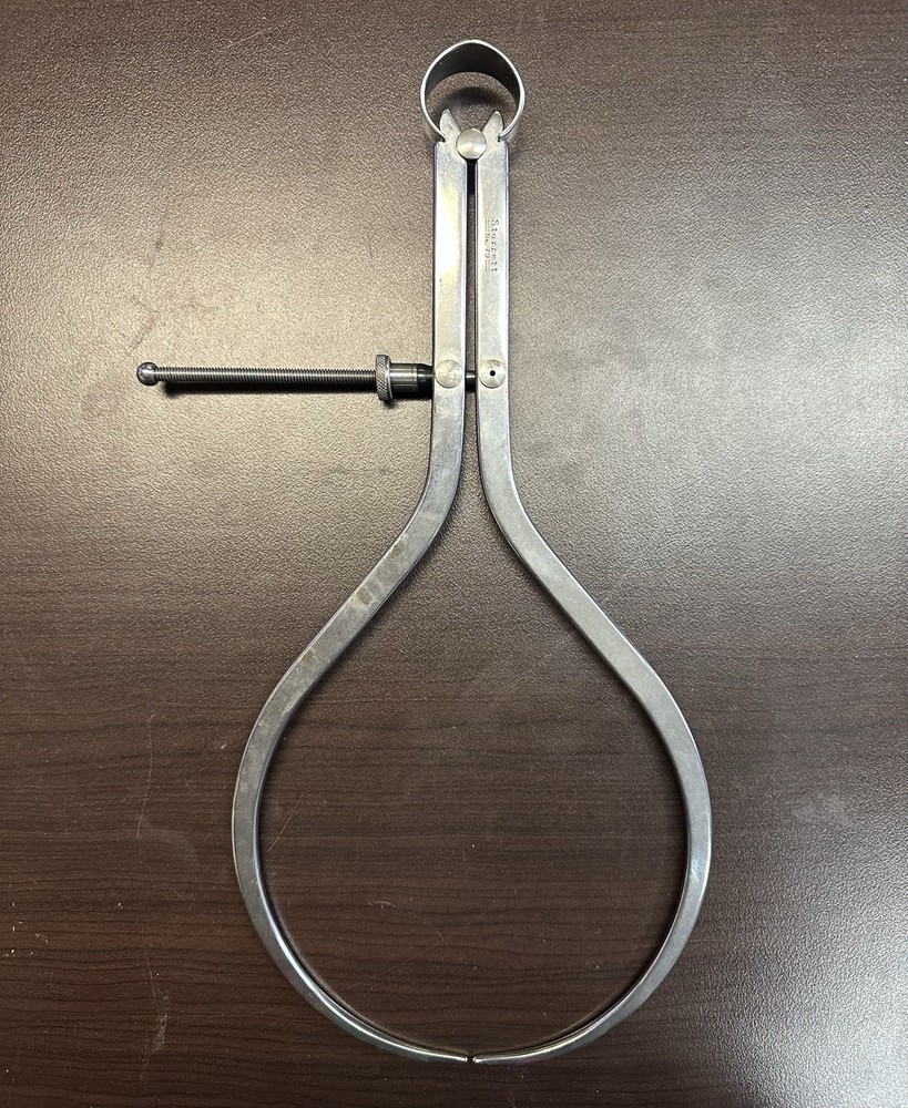 Starrett 79B-12 Yankee Spring-Type Outside Caliper, Spring Nut, 12"