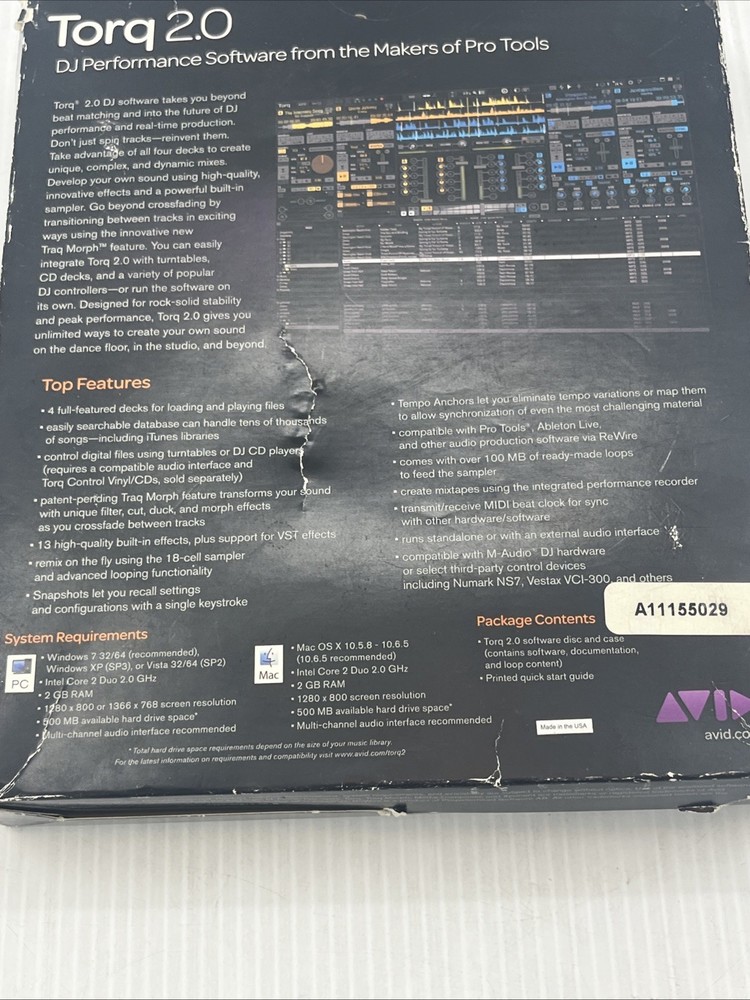 Torq 2.0 DJ Performance Software From The Makers Of Pro Tools. {2}.