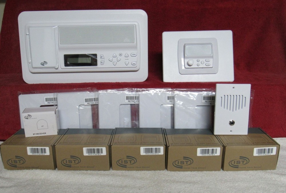 Horizontal RETRO 6 Room MHPAC includes Bluetooth Intrasonic Home Intercom