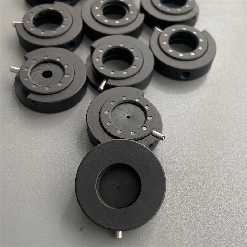 Adjustable Mechanical Iris Aperture 1-12mm Microscope Camera Module M4 thread