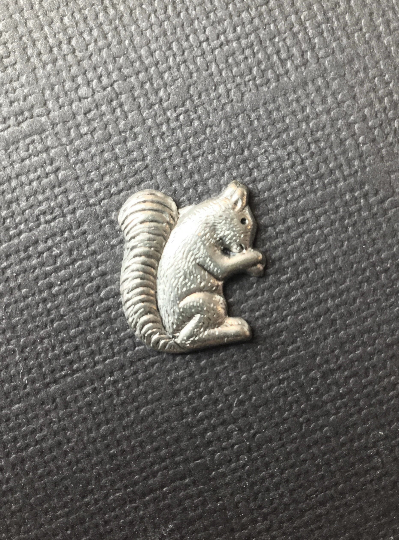 43494 4 Pc Matte Silver Oxidized Small Squirrel Jewelry Finding