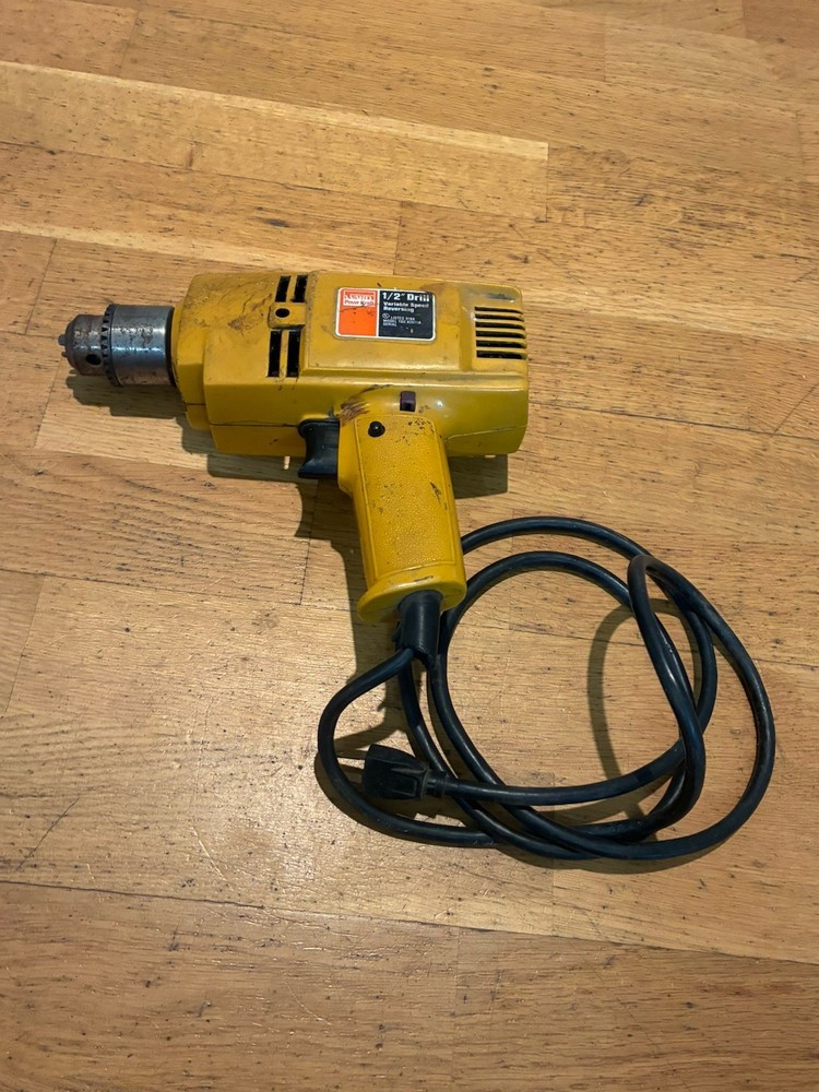 Montgomery Ward Power Kraft 1/2" Variable Speed Reversing Drill Tested & Working