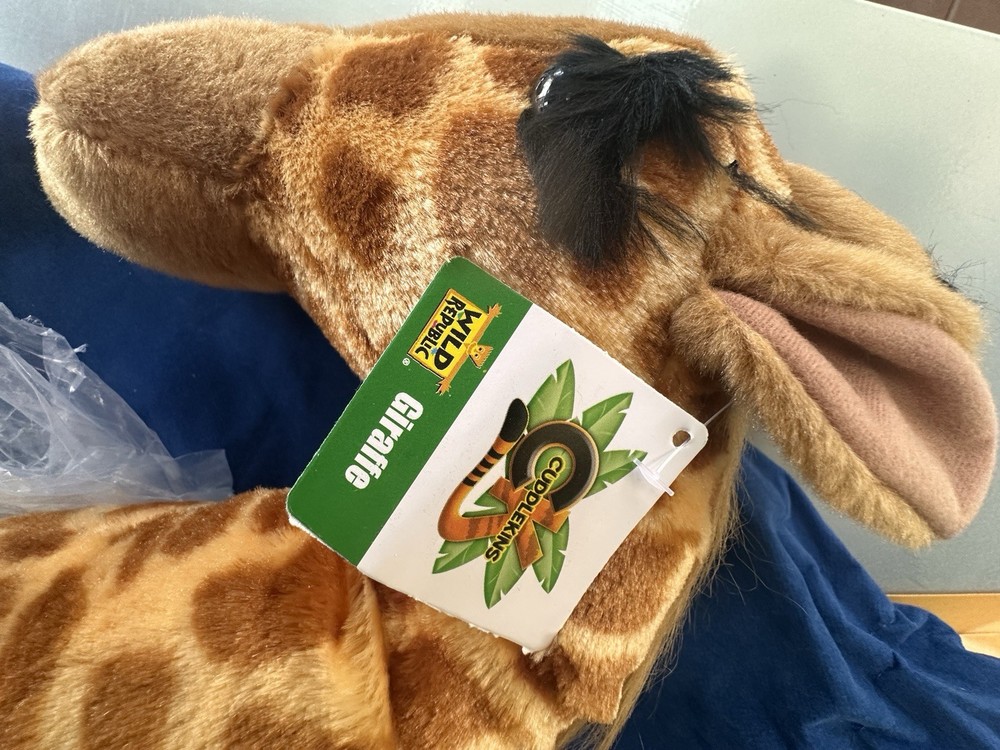 Wild Republic Cuddlekins 30” Giraffe Plush Stuffed Large NEW
