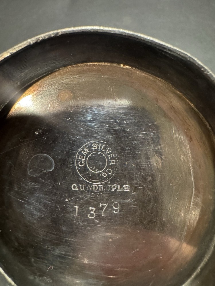 Gem Silver Company Mug Silver Plate