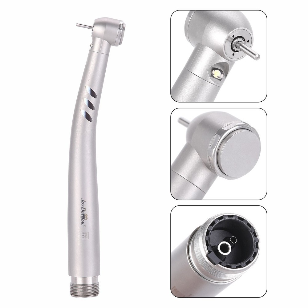 Dental E-generator LED High Speed Ceramic Torque Head Handpiece 2Holes