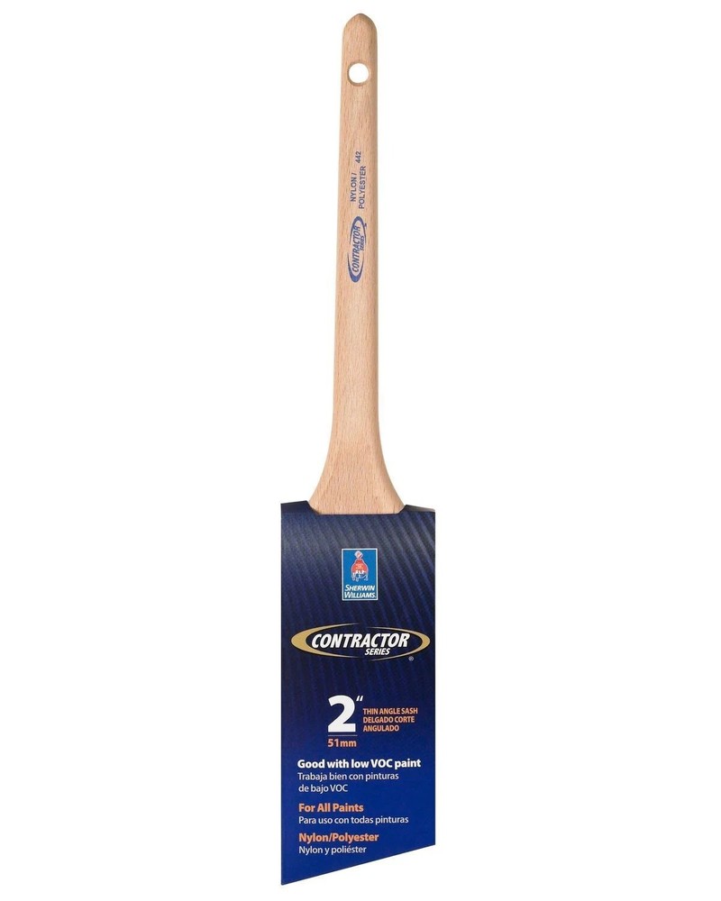 Sherwin-Williams Contractor Nylon/Polyester Angle Paint Brush 2" **(PACK x 2)**