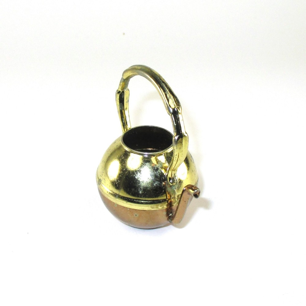 Shadowbox Brass Copper Teapot