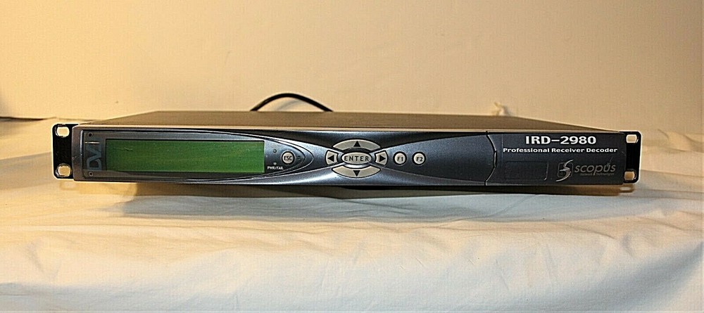 Scopus IRD-2980 Professional Satellite Receiver/Decoder QPSK-29