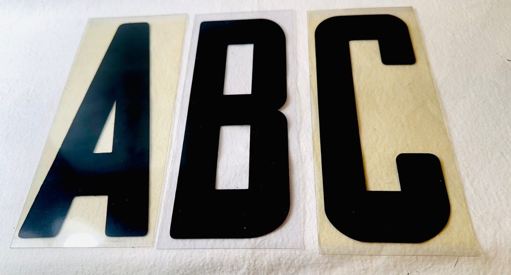 Flex Change™ 8" Letters/Numbers/Special Characters on 9" Flexible Plastic Panels