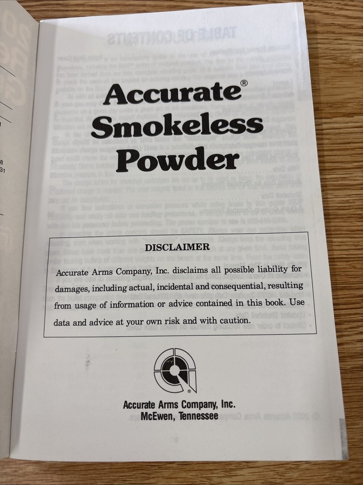 Millennium 2000 Reloaders Guide