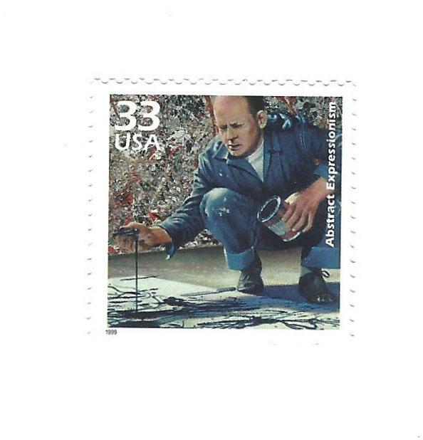 STAMP US SCOTT 3186h "Abstract Expressionism" 33 CENT 1999 MNH
