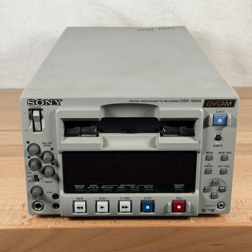 Sony DSR-1500A Digital Videocassette NTSC Recorder Parts Repair - Error Code