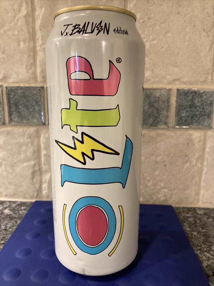 J Balvin Miller Lite 24oz Beer Can