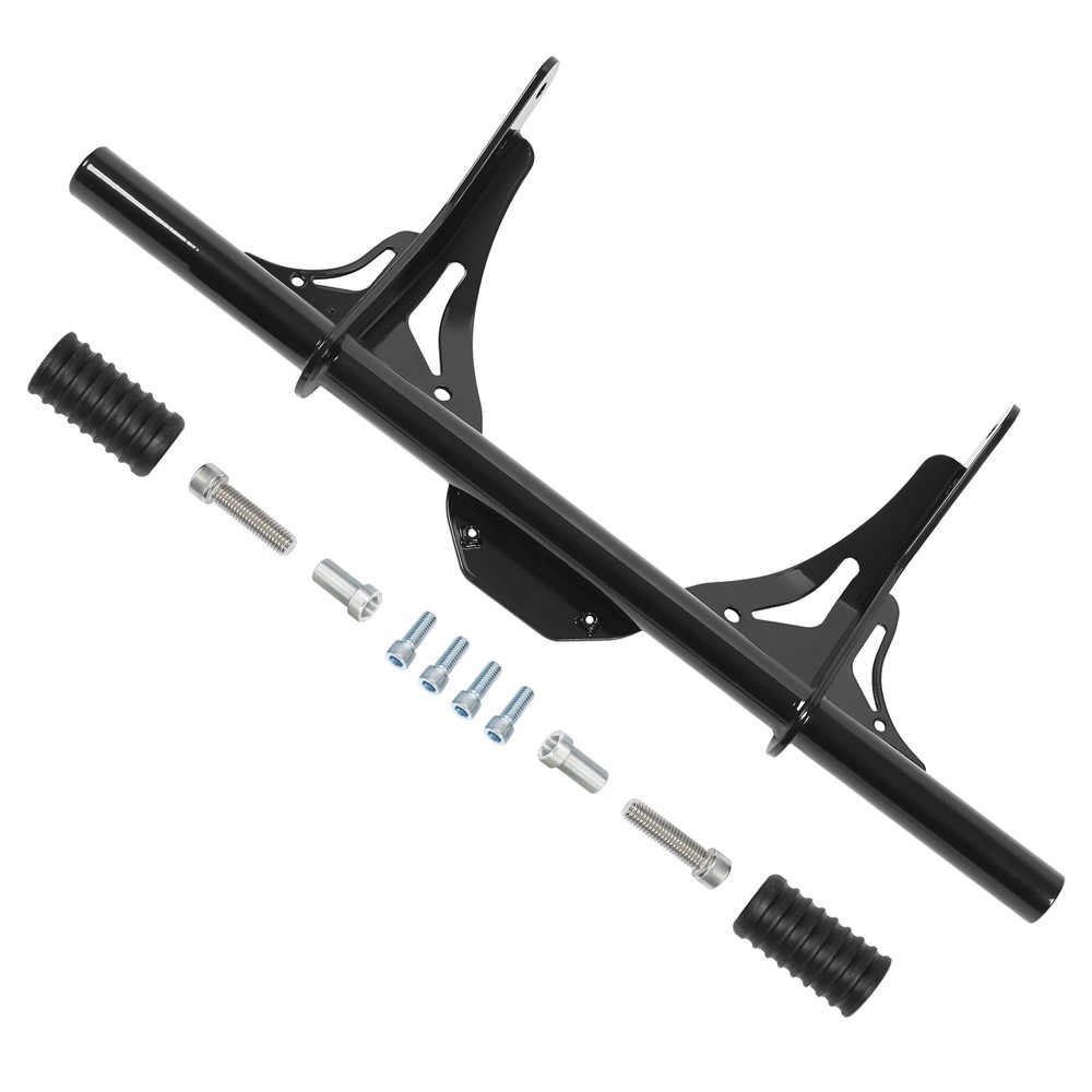 Front Engine Guard Crash Bar Low Rider For Harley Dyna 2006-2017 w/ Mid Control