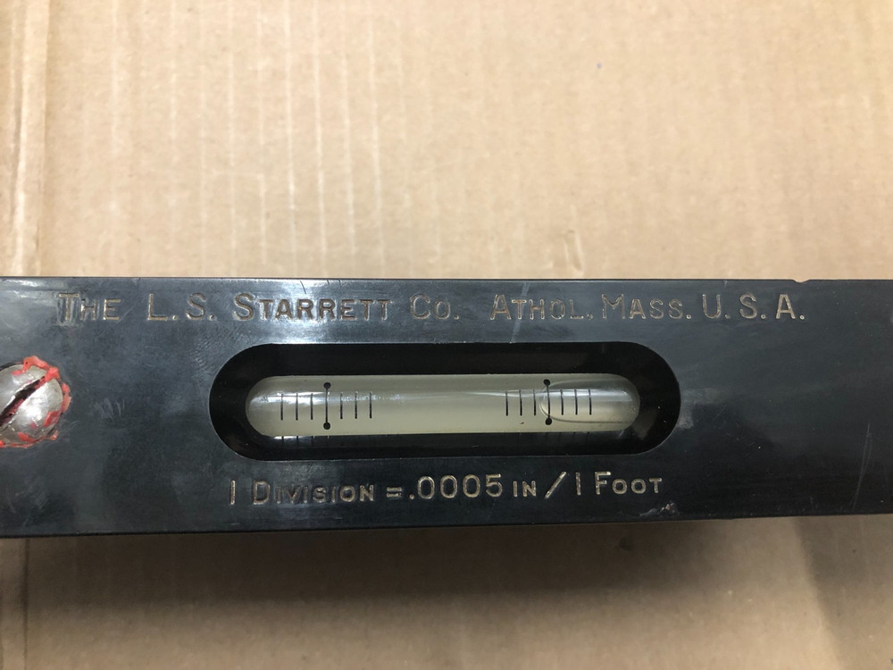 Starrett No : 199 Master Precision Level.