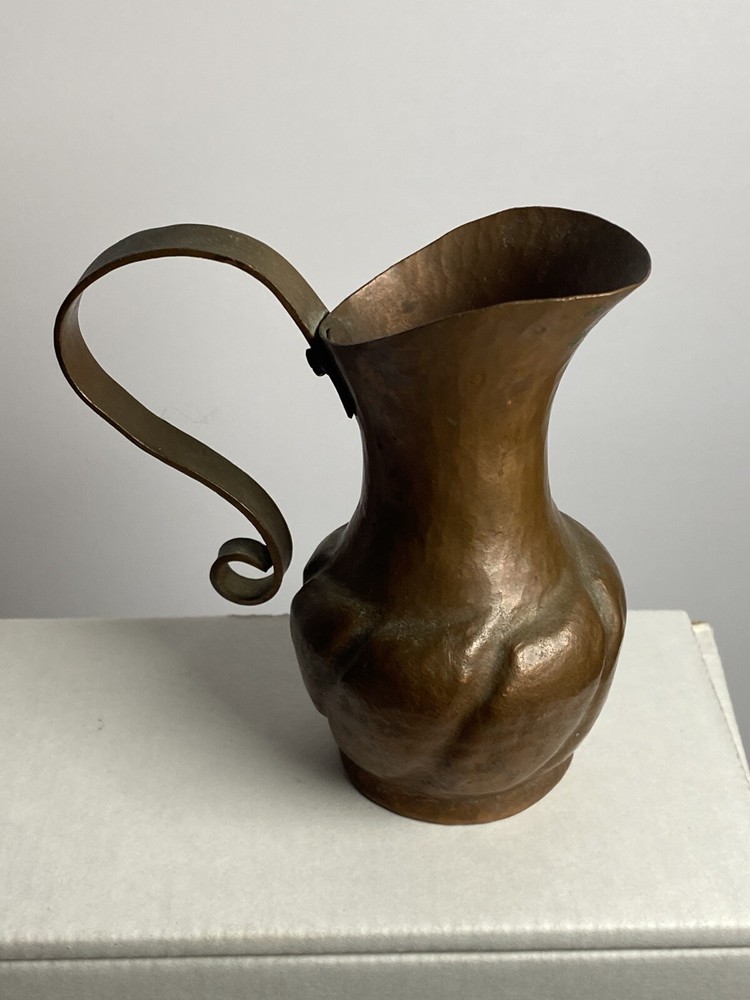 Hand Hammered Copper Pitcher 4”