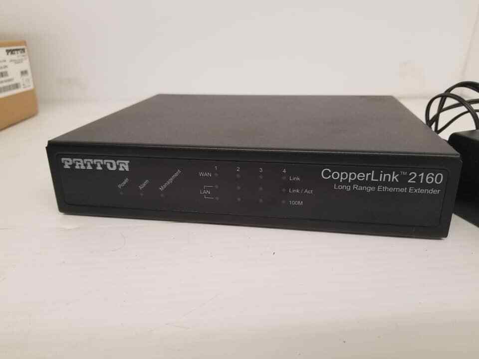 Good Used Patton Copperlink 2160 Long Range Ethernet Extender 2160/EUI