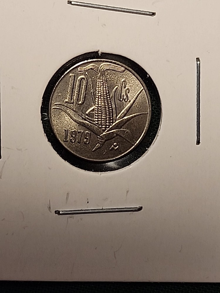 Mexico 10 Centavos Coin | Eagle | Corn ear | 1979 | Mazorca
