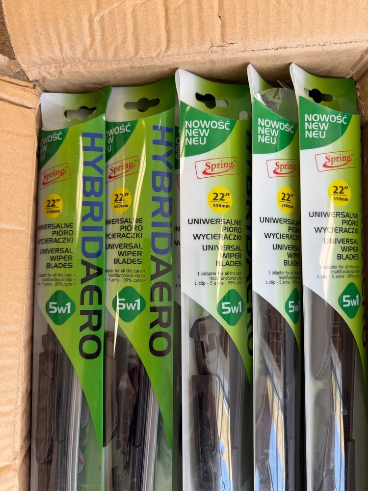 50 pcs Bulk 22" Universal Wiper Blades Master Case