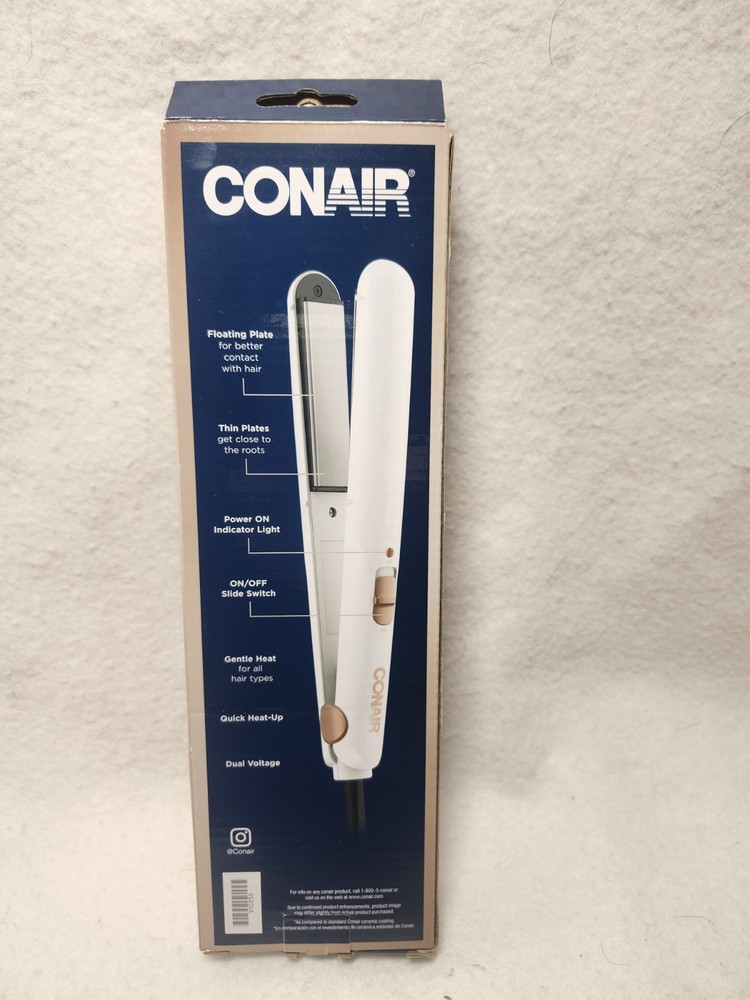 Conair 1" Flat Iron Quick Heat-Up NEW