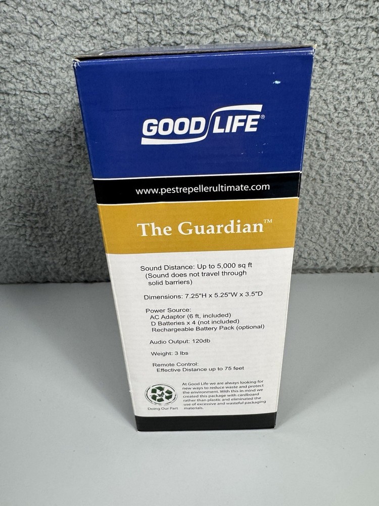 The Guardian Pest Control Electronic Rodent Repeller READ Missing Instructions