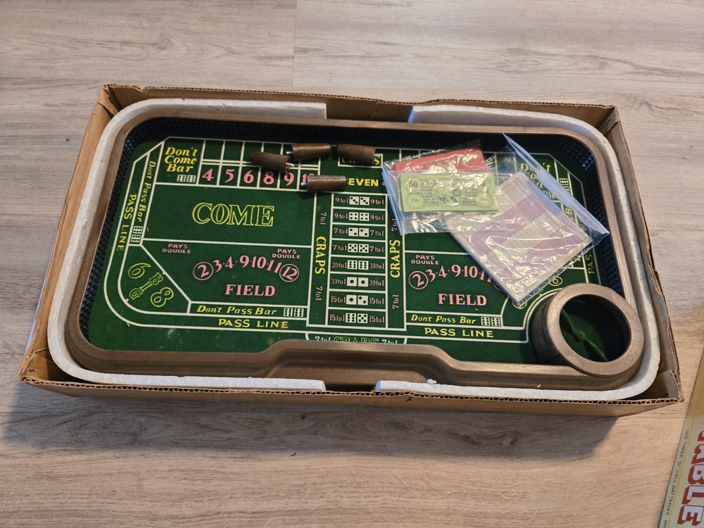 Vintage Waco Auto-Shooter Craps Table Automatic Dice Roller Not Complete