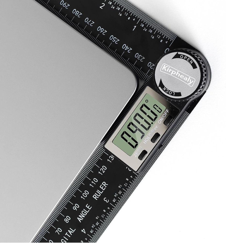 Digital Angle Finder Protractor 7" Professional Measuring Tool with Quick Displa