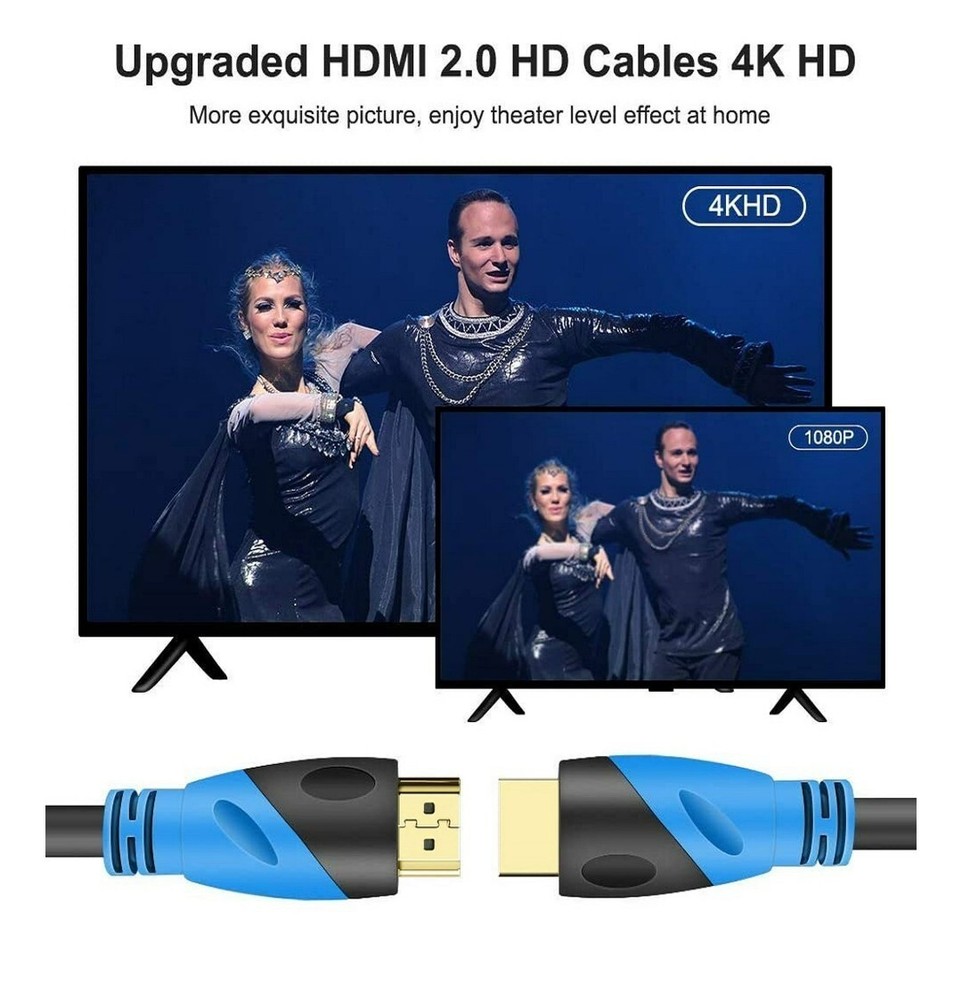 40ft 4K HDMI Cable 2.0 3D HD 1080P