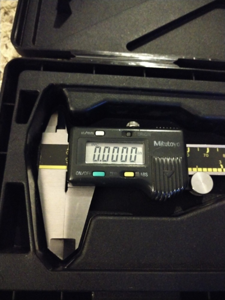MITUTOYO 500-196 CD-6” CS Digital Caliper Absolute Digimatic