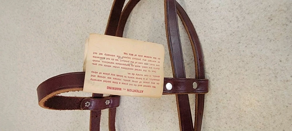 MacPherson Leather Horse Halter Band Headstall