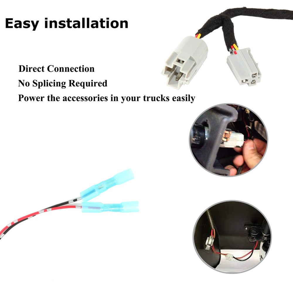 For Chevy Silverado GMC Sierra 12V Power Adapter Cigar Lighter Ignation Socket