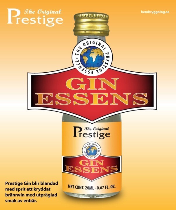 GIN PRESTIGE FLAVOUR ESSENCE FOR ALCOHOL 20ml
