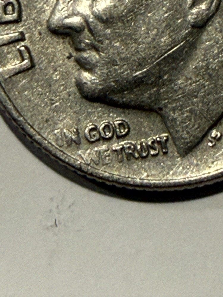 1968 D Roosevelt Dime with errors